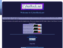 Tablet Screenshot of cyberrock.net